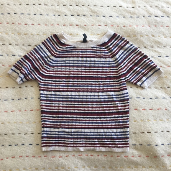 🧿Striped Crop Top - Picture 1 of 3